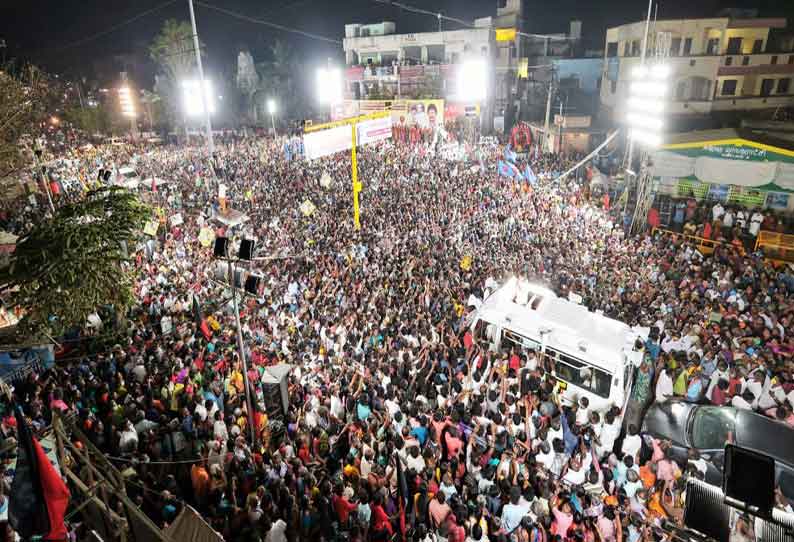 நிதி நிலைமை சீரானதும் மகளிருக்கு ரூ.1,000 வழங்கப்படும்- ஈரோடு பிரசாரத்தில் உதயநிதி ஸ்டாலின் பேச்சு