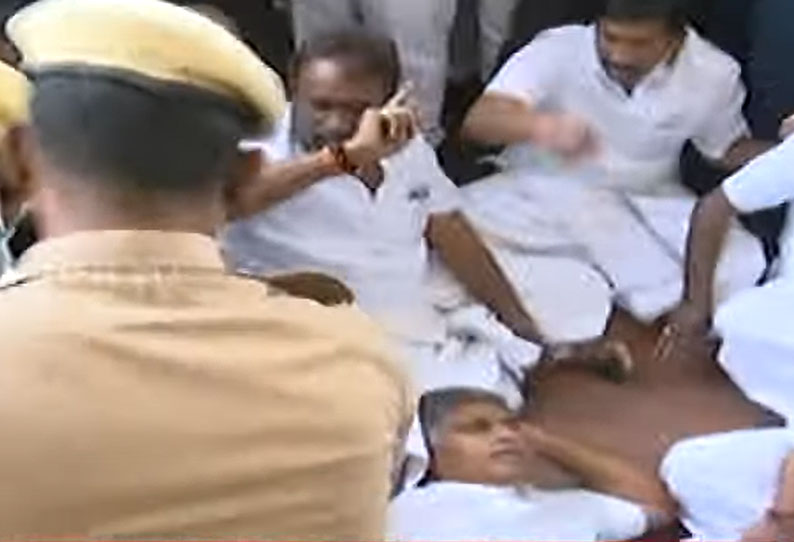 முன்னாள் அமைச்சர் வேலுமணி உட்பட அதிமுக எம்.எல்.ஏ-க்கள் கைது