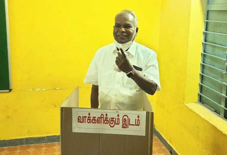 உள்ளாட்சி தேர்தலில் தி.மு.க. கூட்டணி அமோக வெற்றி பெறும் சிதம்பரத்தில் கே.பாலகிருஷ்ணன் பேட்டி