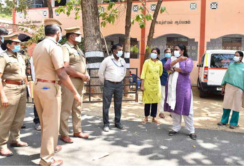 தர்மபுரி அரசு கலைக்கல்லூரியில் வாக்கு எண்ணும் மையத்தில் கலெக்டர் ஆய்வு