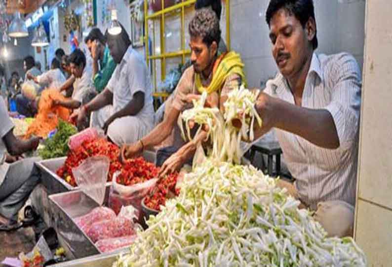 சத்தியமங்கலம் மார்க்கெட்டில் முல்லை பூ கிலோ ரூ.960-க்கு ஏலம்