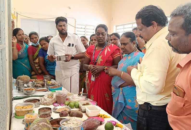 மகளிர் குழுக்களுக்கு ஊட்டச்சத்து தயாரிக்கும் விழிப்புணர்வு போட்டி