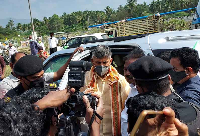 குப்பம் திராவிட பல்கலைக்கழகத்தில் தமிழ்த்துறை தொடர்ந்து செயல்பட நடவடிக்கை எடுக்க வேண்டும். சந்திரபாபுநாயுடுவிடம் கோரிக்கை மனு