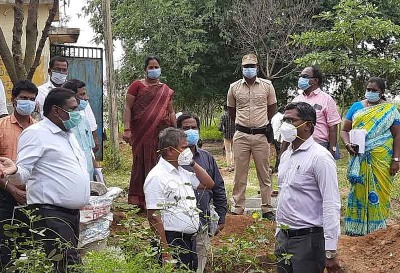 ரிஷிவந்தியம் ஒன்றியத்தில் வளர்ச்சித் திட்டப் பணிகளை கலெக்டர் ஸ்ரீதர் ஆய்வு