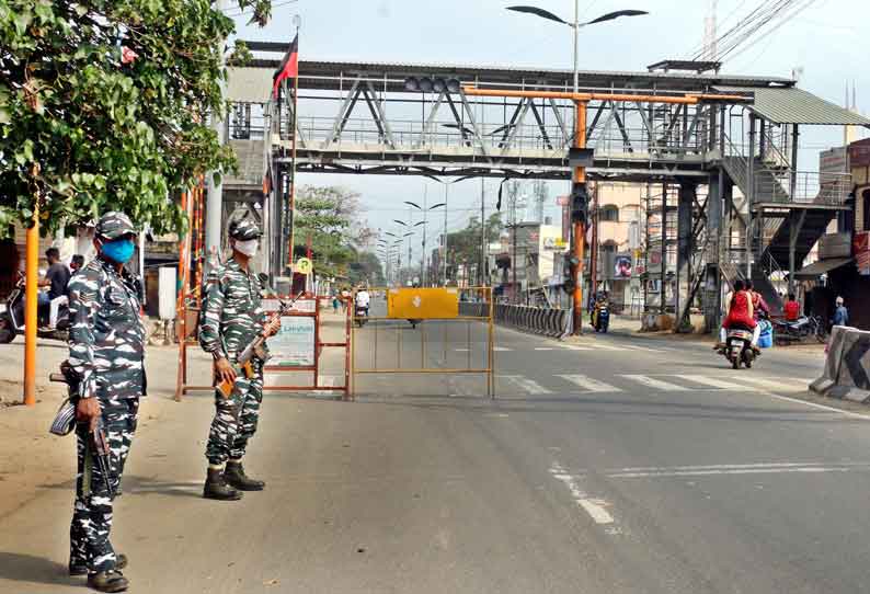 கோவை மாநகரம் வெறிச்சோடியது