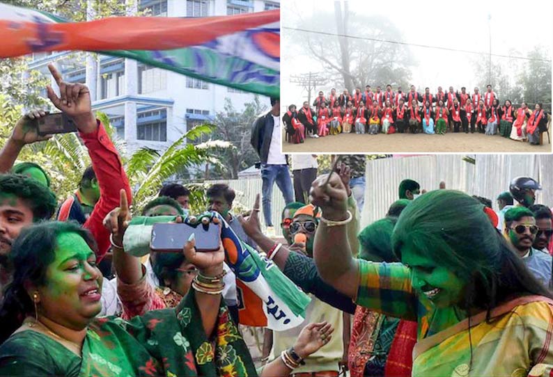 மேற்கு வங்காள உள்ளாட்சி தேர்தல் முடிவுகள்; திரிணாமுல் காங்கிரஸ் கட்சி பெரும்பான்மையான இடங்களில் வெற்றி!