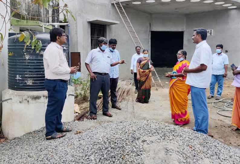 திருவண்ணாமலை ஒன்றியத்தில் வளர்ச்சி திட்டப்பணிகளை அதிகாரி ஆய்வு