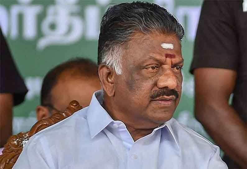 மேகதாது அணை விவகாரம்: அனைத்துக் கட்சிக் கூட்டம் நடத்த முதல்-அமைச்சருக்கு ஓ.பன்னீர்செல்வம் வலியுறுத்தல்