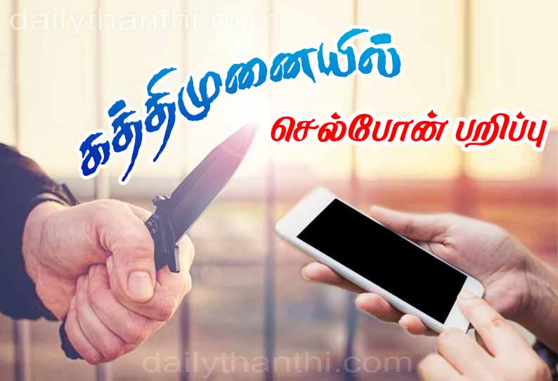 செல்போன் திருடிய வாலிபர் கைது