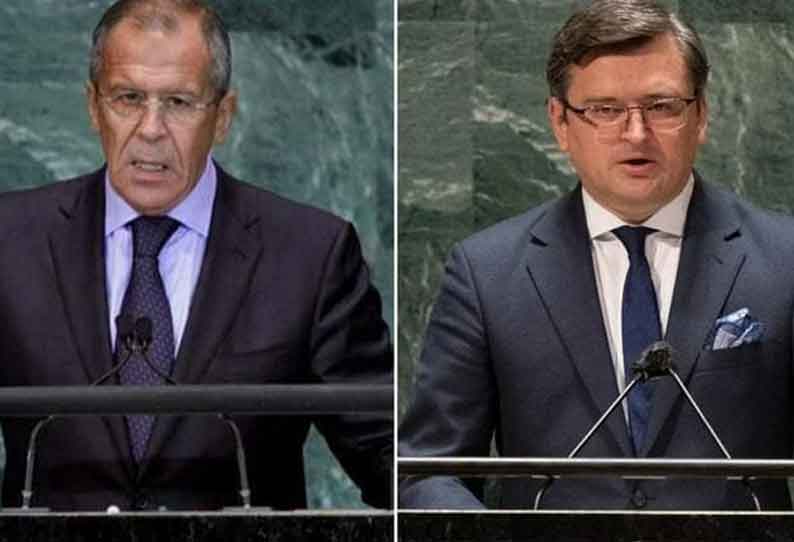 துருக்கியில் ரஷ்யா, உக்ரைன் வெளியுறவு அமைச்சர்கள் பேச்சுவார்த்தை