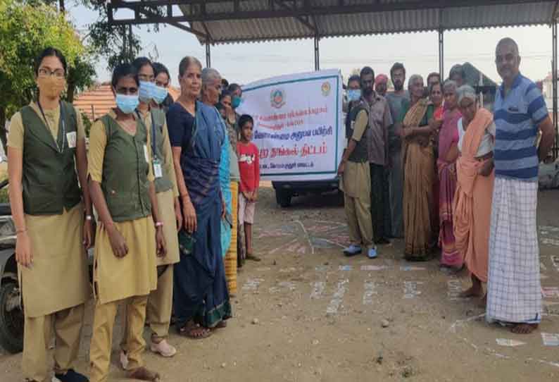 விவசாயிகளுக்கு வேளாண் பல்கலைக்கழக மாணவர்கள் பயிற்சி