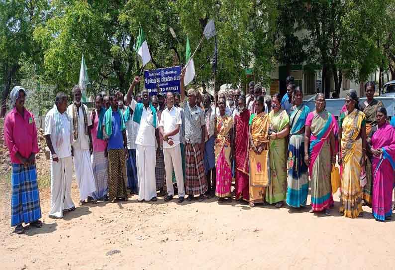 நெல்லை அருகே விவசாயிகள் திடீர் போராட்டம்