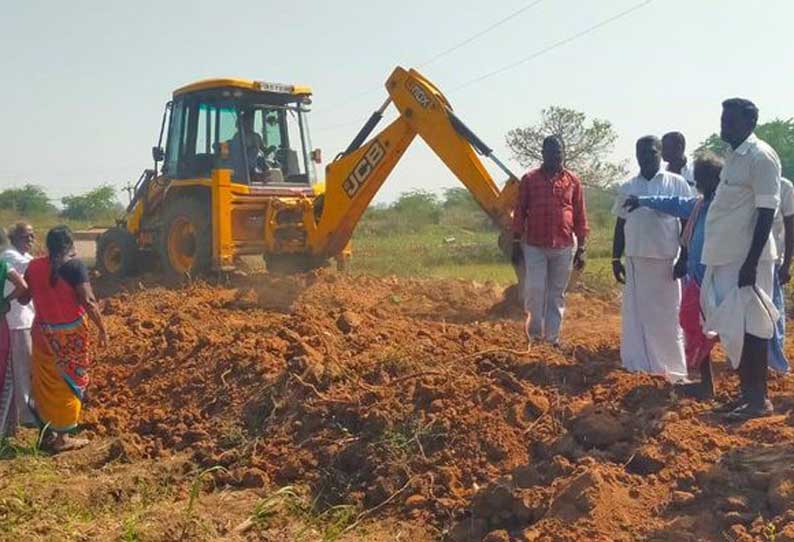 குளத்தூரில் ஆக்கிரமிப்புகள் அகற்றம்