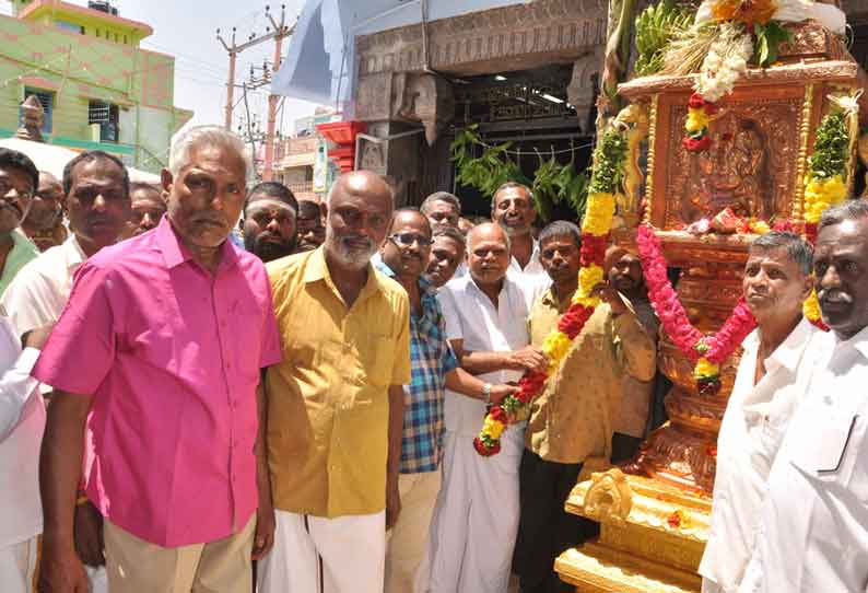 தர்மபுரி அன்னசாகரம் சிவசுப்பிரமணிய சாமி கோவில் பங்குனி உத்திர தேர்த்திருவிழா கொடியேற்றத்துடன் தொடங்கியது