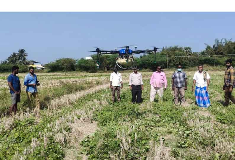 மாவட்ட வேளாண்மை இணை இயக்குனர் ஆய்வு