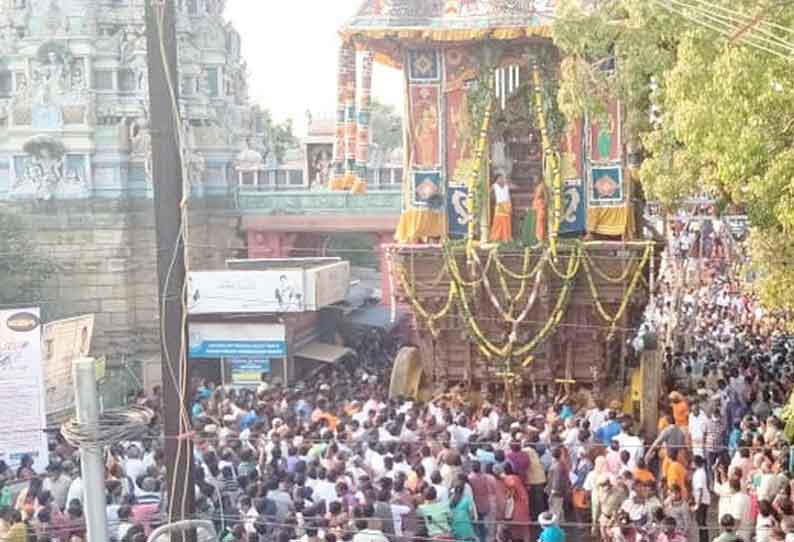 பேரூர் பட்டீசுவரர் கோவில் தேரோட்டம்