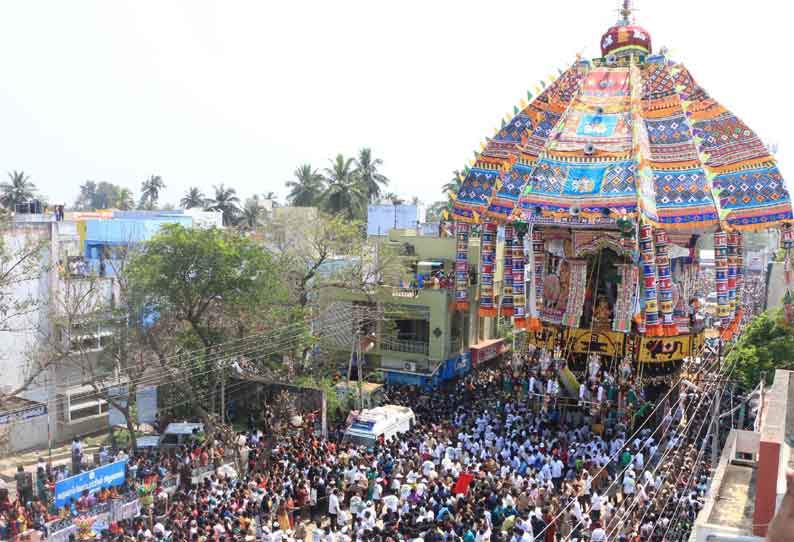 திருவாரூர் தியாகராஜர் கோவில் ஆழித்தேரோட்டம் கோலாகலம்