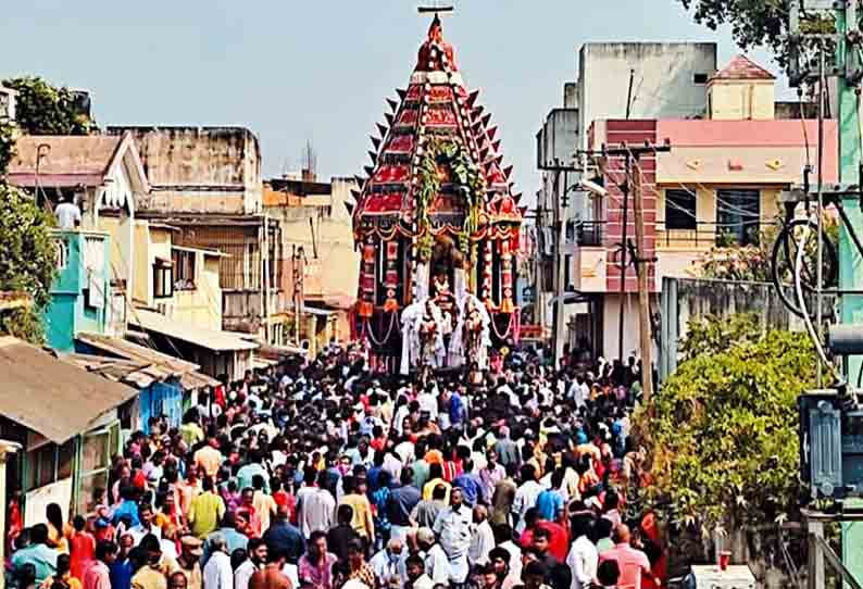 ஒத்தாண்டேஸ்வரர் கோவில் தேரோட்டம்