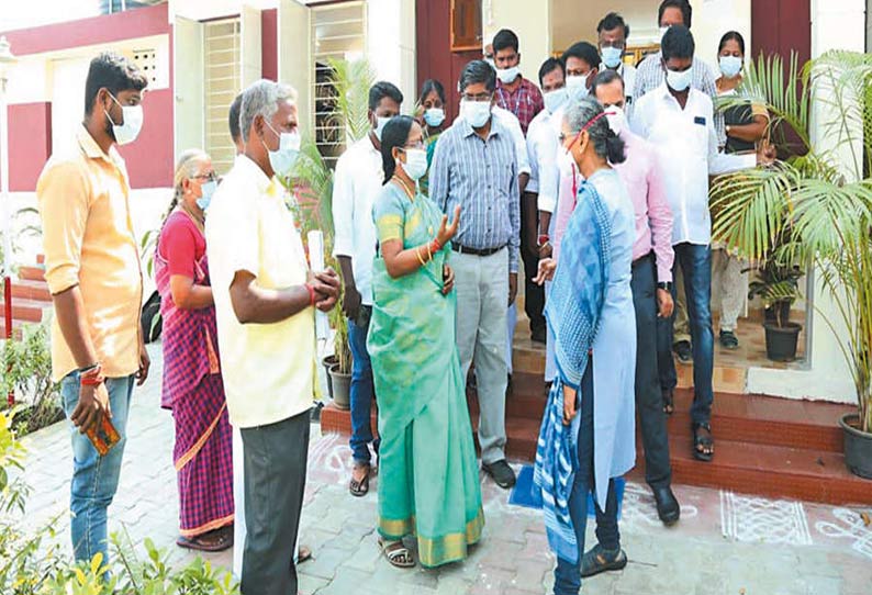 மண்ணிவாக்கம் ஊராட்சியில் ஊரக வளர்ச்சி துறை முதன்மை செயலர் ஆய்வு