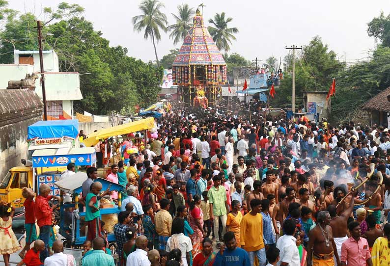 அபிராமேஸ்வரர் கோவில் தேரோட்டம்