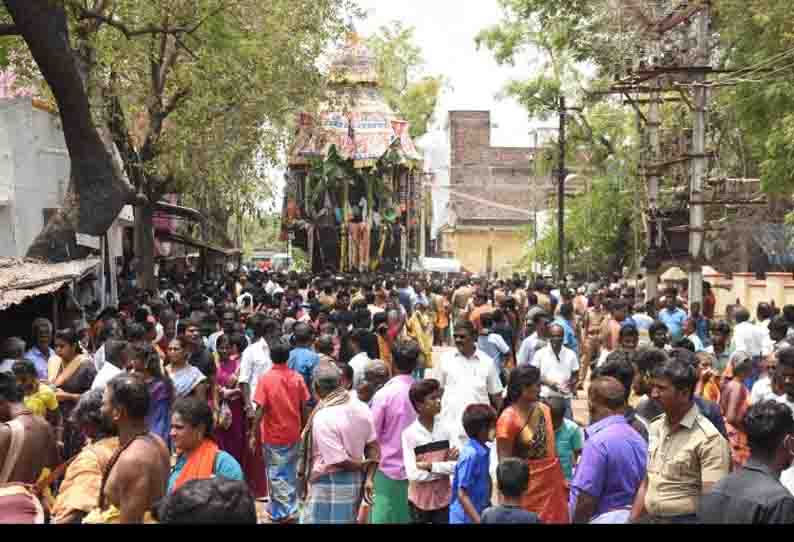 திருமேனிநாதர் கோவிலில் பங்குனி தேரோட்டம்