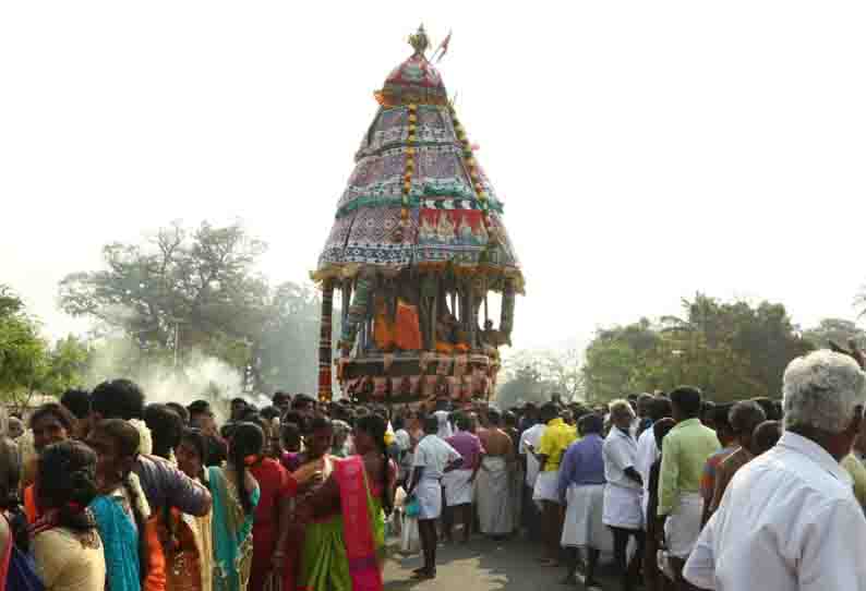 சிம்மபுரீஸ்வரர் கோவிலில் தேரோட்டம்