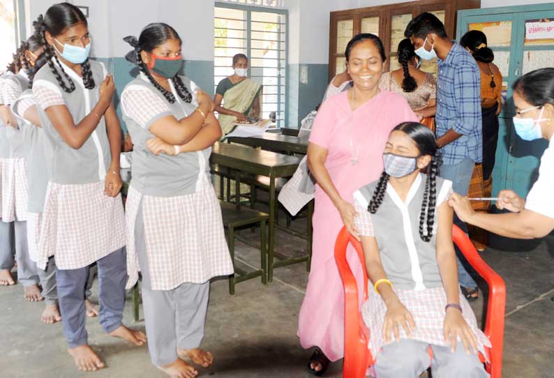 சிறுவர்களுக்கான கொரோனா தடுப்பூசி செலுத்தும் பணி தொடக்கம்