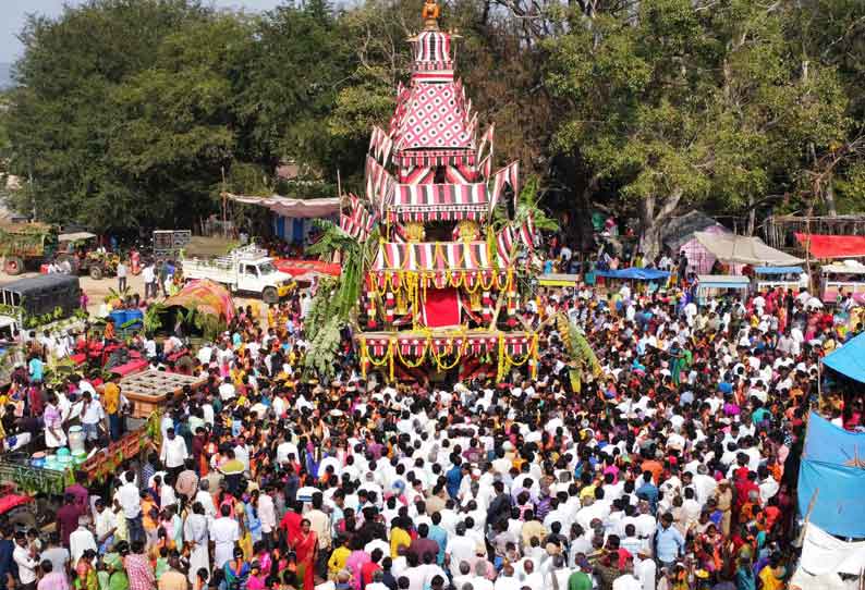 வேப்பனப்பள்ளி அருகே கோதண்டராம சாமி கோவில் தேர்த்திருவிழா