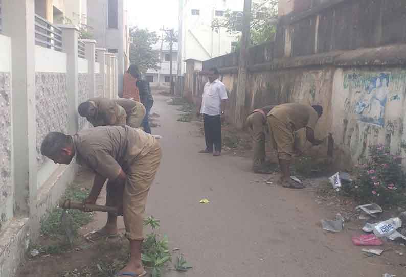 வலங்கைமான் பகுதியில் தூய்மை பணி தீவிரம்