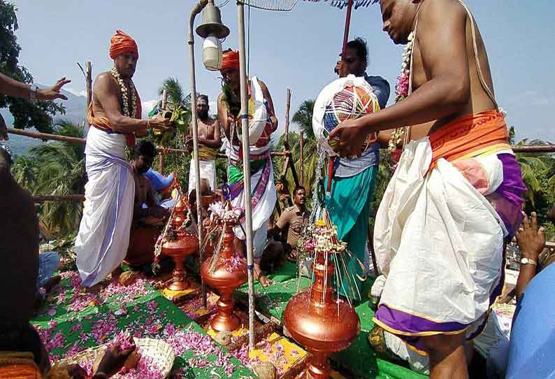 இலஞ்சி குமாரர் கோவில் கும்பாபிஷேகம் திரளான பக்தர்கள் சாமி தரிசனம்