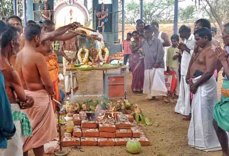 கரைக்கருப்பர் கோவிலில் வருடாபிஷேகம்