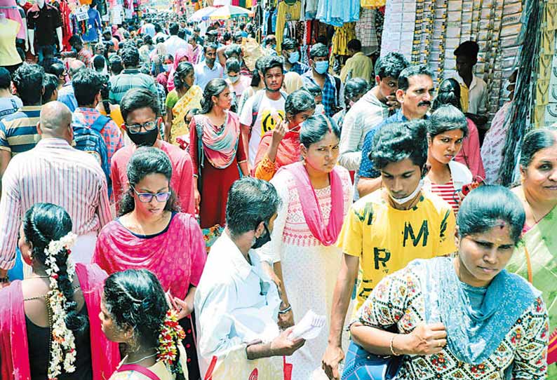 சென்னையில் முககவசம் அணியாமல் மக்கள் அலட்சியம் - சமூக ஆர்வலர்கள் எச்சரிக்கை