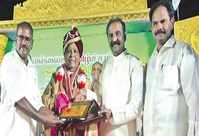 Penghargaan Mamallan dari Asosiasi Tamil Mallai ||  Penghargaan Perunthamizhan dan Perunthachan atas nama Mallai Tamil Sangam
