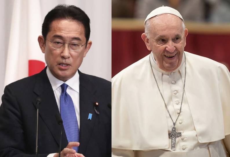 Perdana Menteri Jepang bertemu dengan Paus Fransiskus di Vatikan besok ||  Perdana Menteri Jepang bertemu dengan Paus Fransiskus di Vatikan besok