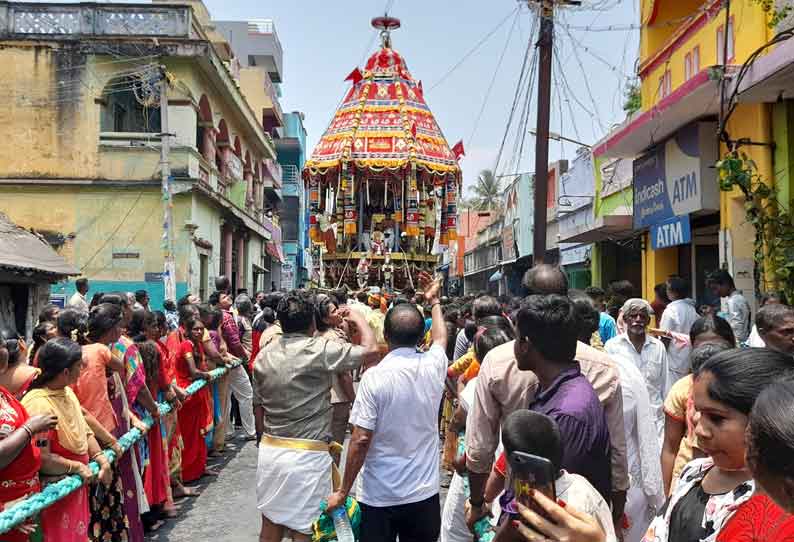 உத்திர ரங்கநாத பெருமாள் கோவிலில்சித்திரை பிரம்மோற்சவ தேரோட்டம்