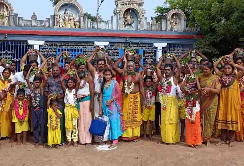 முத்துமாரியம்மன் கோவிலில் சித்திரை திருவிழா: பக்தர்கள் பால்குடம் எடுத்து நேர்த்திக்கடன்