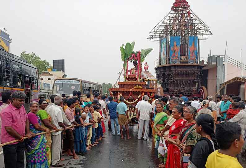 சண்டிகேஸ்வரர் தேர்வெள்ளோட்டம்