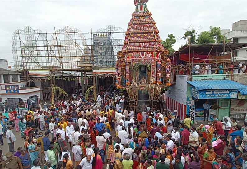 சோளிங்கர்லட்சுமி நரசிம்மர் கோவில் தேர் திருவிழா