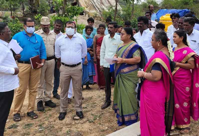 இருளர் இன மக்களுக்கு 2 வாரத்தில் வீடுகள் ஒதுக்கப்படும் கலெக்டர் அமர்குஷ்வாஹா தகவல்