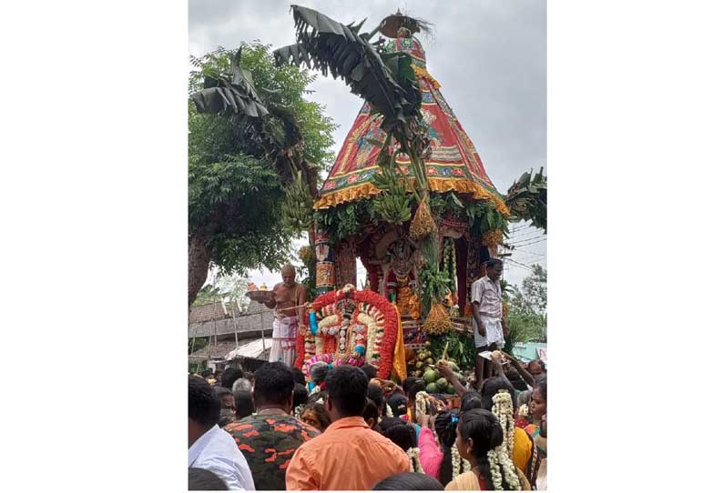 அற்பிசம்பாளையம் திரவுபதியம்மன் கோவில் தேரோட்டம்