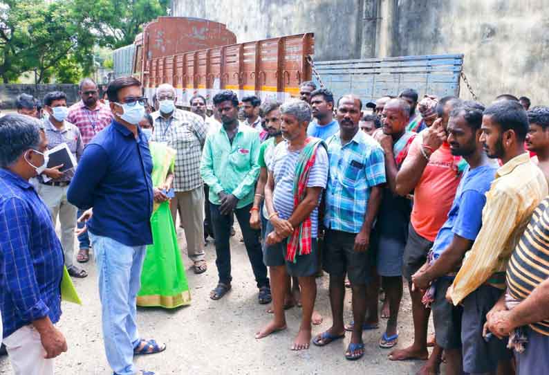 நுகர்பொருள் வாணிப கிடங்கில் கலெக்டர் ஆய்வு