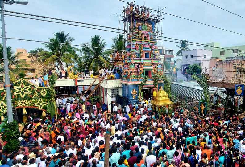 புத்திரகவுண்டம்பாளையத்தில் கூத்தாண்டவர் கோவில் கும்பாபிஷேக விழா