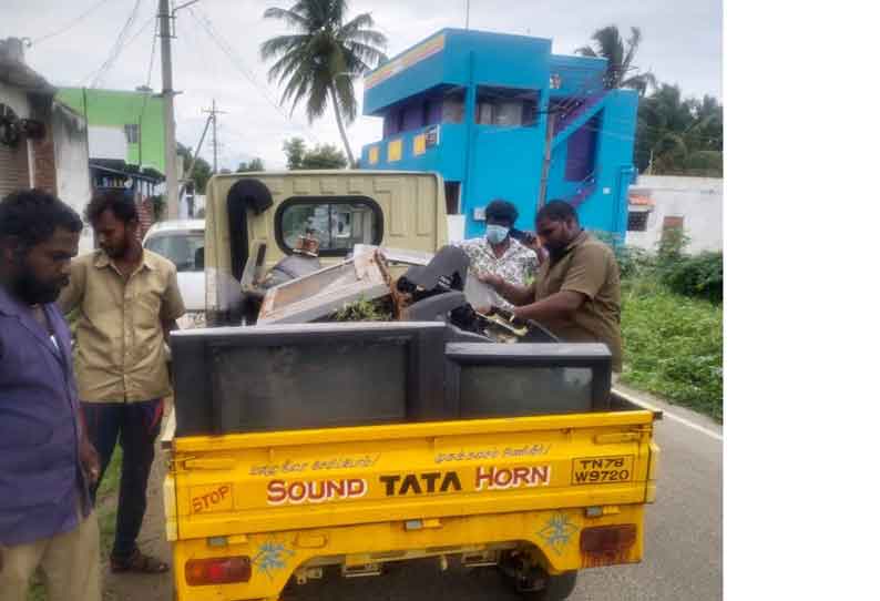 பழுதடைந்த  மின்சாதனங்கள் சேகரிப்பு