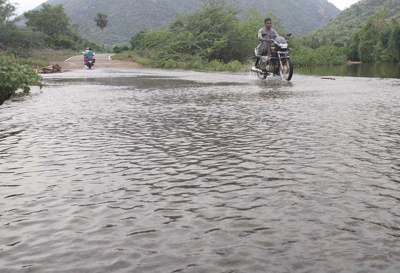 கல்வராயன்மலையில் மிதமான மழை  கோமுகி அணைக்கு வினாடிக்கு 100 கனஅடி நீர் வரத்து