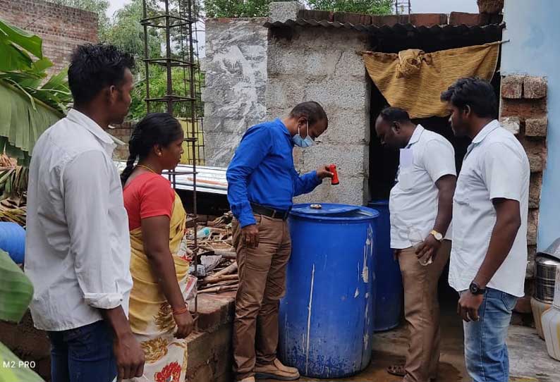 பூட்டை கிராமத்தில்  டெங்கு காய்ச்சல் தடுப்பு விழிப்புணர்வு