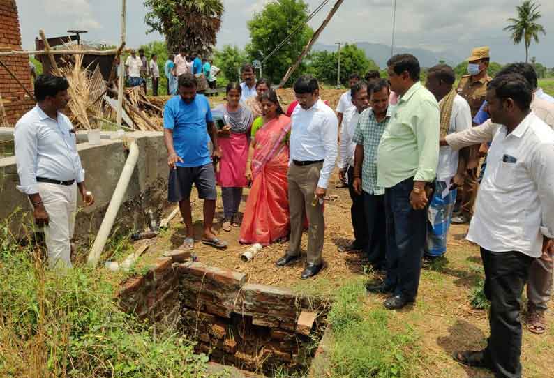 தண்டராம்பட்டு ஒன்றியத்தில் வளர்ச்சி திட்ட பணிகளை கலெக்டர் ஆய்வு