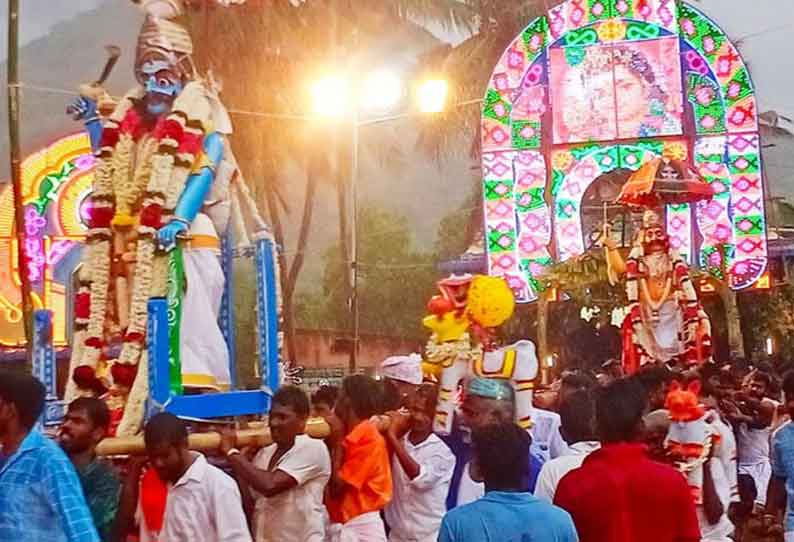 நத்தம் அருகே புரவி எடுப்பு திருவிழா