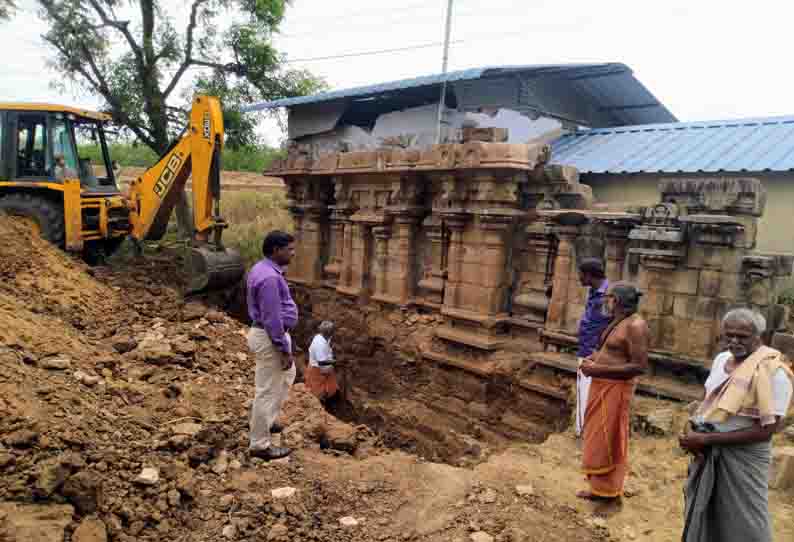 மண்ணுக்குள் புதையுண்ட13-ம் நூற்றாண்டு கோவில்