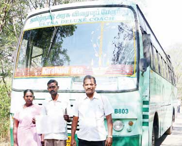 விபத்தில் பலியான லாரி டிரைவர் குடும்பத்திற்கு நஷ்டஈடு வழங்காததால் அரசு விரைவுபஸ் ஜப்தி