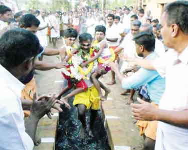 ஜேடர்பாளையம் அருகே பகவதிஅம்மன் கோவில் திருவிழா